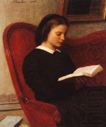 The Reader(Marie Fantin-Latour,the Artist's Sister), Henri Fantin-Latour